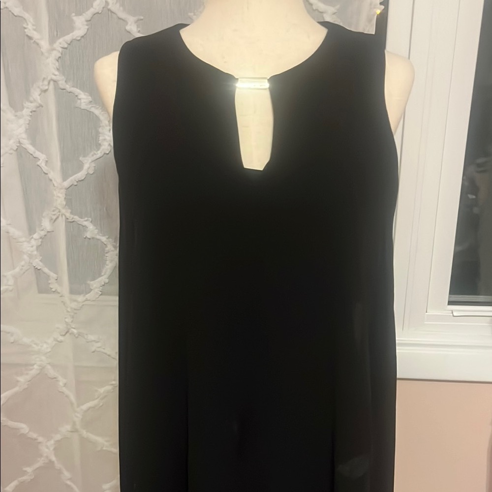 Vince Camuto y2k Black Sleeveless Dress